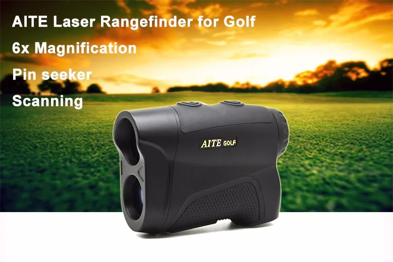 Aite 6x Magnification Power Mul-ti Functional Golf Laser Rangefinder With Golf Pinseeker
