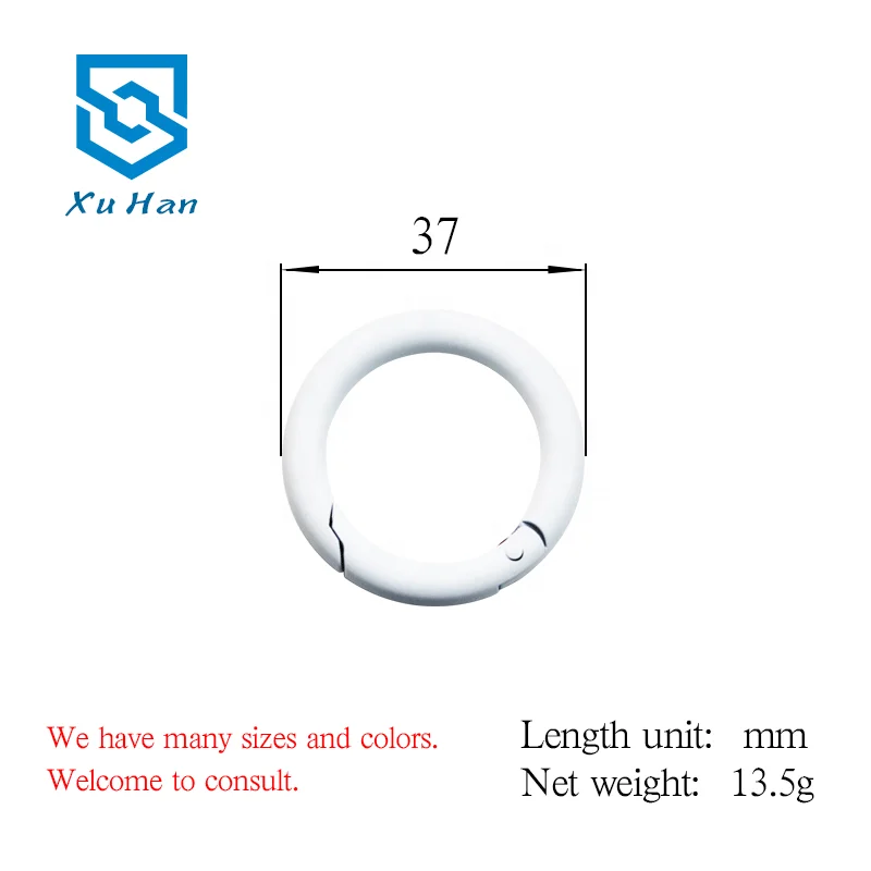 High quality metal round carabiner ring