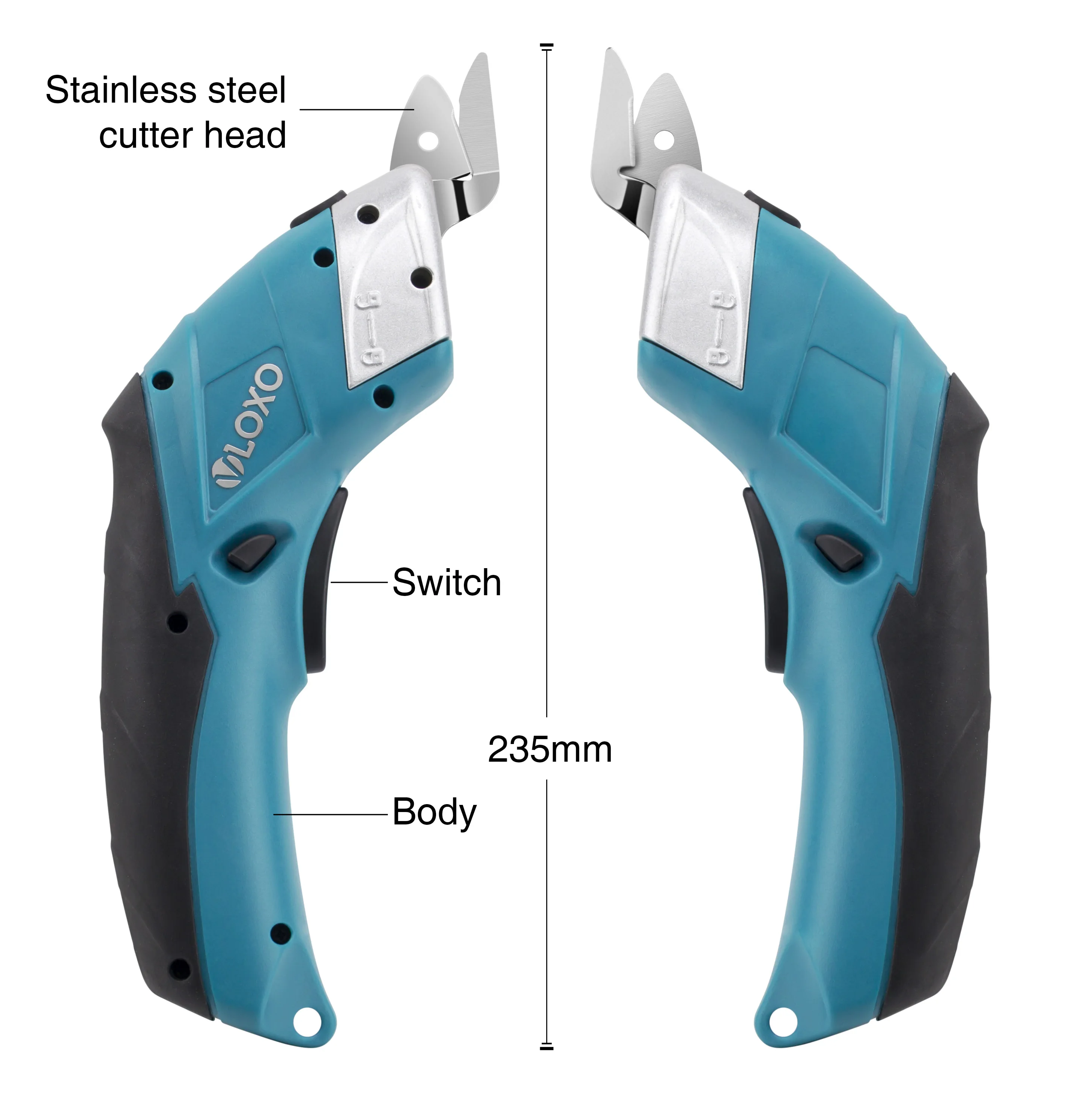 Automatic Hot Scissors Cutting Textile Fabric Electric Scissors