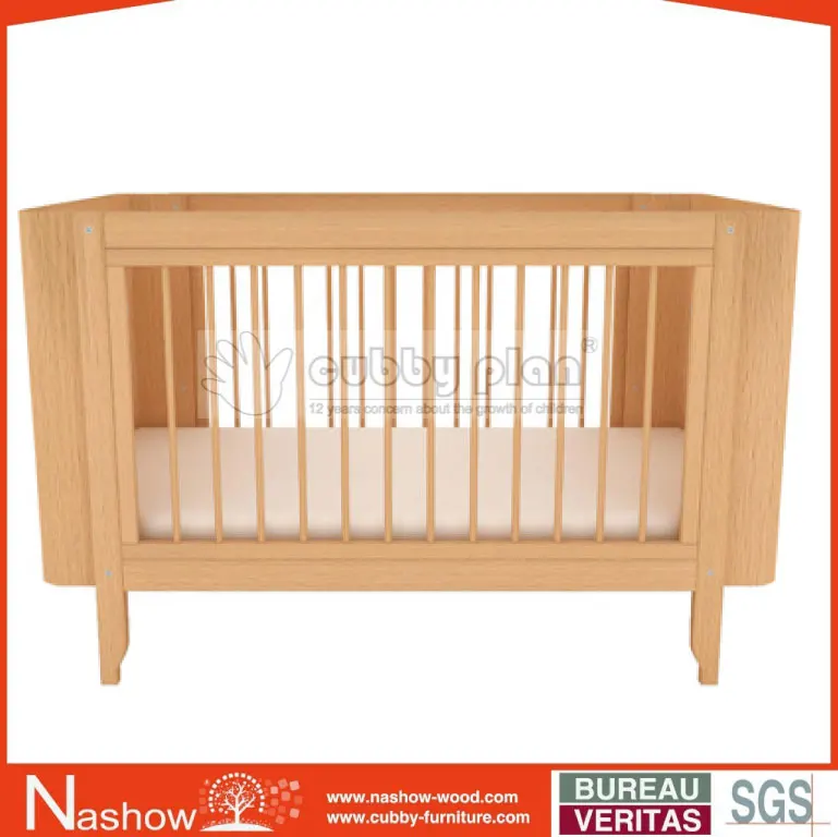 
Cubby Plan LMBC-004 New Design 4 in 1 High Quality Wooden Baby Cot Bed 