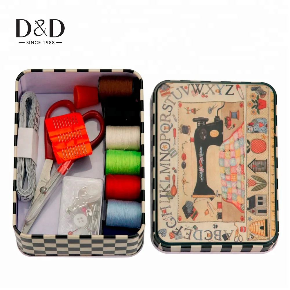 Family Tailoring Tools Pouch Promotional Gift Free Sample Bag Cheap Wholesale Hotel Travel Mini Sewing Kit For Kids