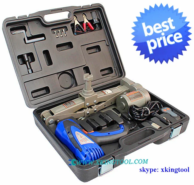 DC 12-Volt Electric Scissor Car Jack & Impact Wrench 3 years warranty