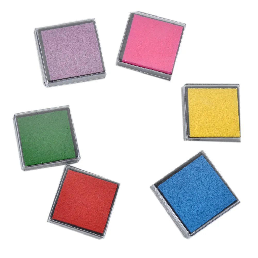 2pk high quality large DIY finger print stamp ink pad for paper, wood, fabric