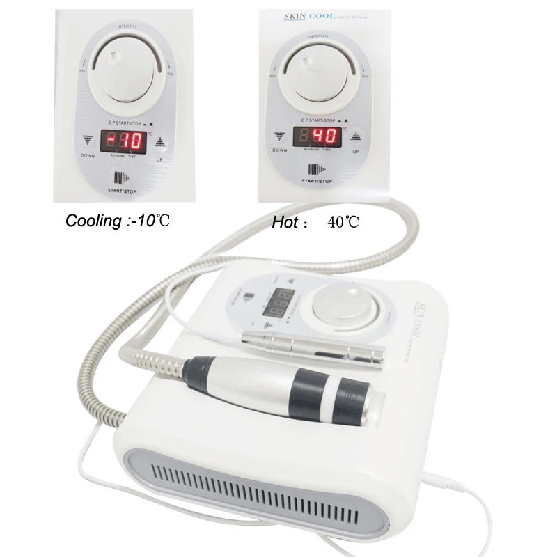 Cryo Cool Hot Electroporation No Needle Mesotherapy Skin Face Lifting Machine