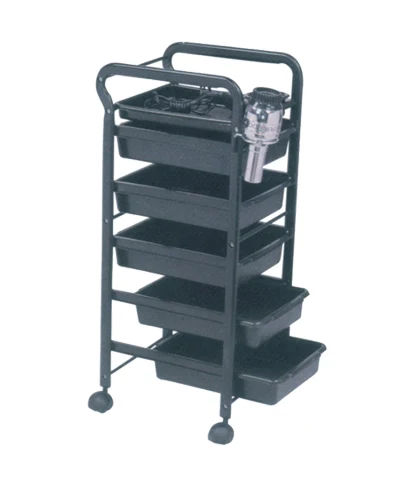 Modern luxury design Perm beauty cart beauty salon equipment tools car, wood beauty salon trolley cart for salon use