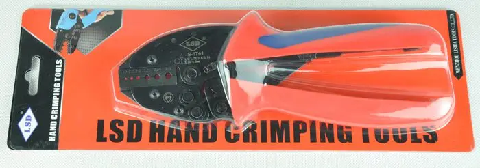 Coaxial connector crimping tool S-1741 fiber optic crimping press pliers bnc crimp tool RG174/178/179 cable crimper tool