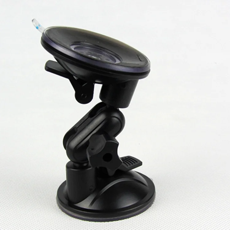 S65B+65 Universal adjustable Double Suction Cup Rotatable Tablet Phone Car Holder Stand Bracket Black