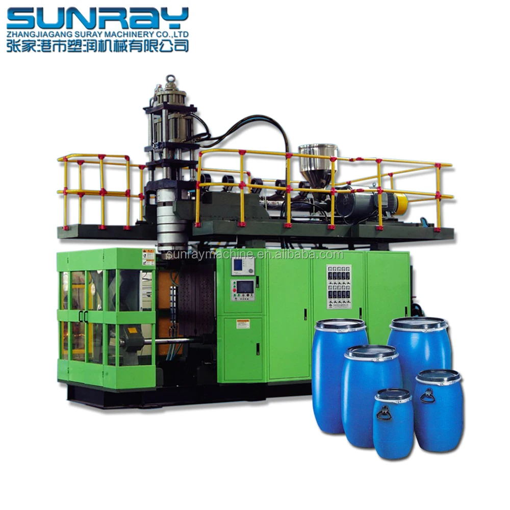 120 л, машина для производства открытых барабанов Hdpe/pp, машина для выдувного формования пластиковых барабанов hdpe
