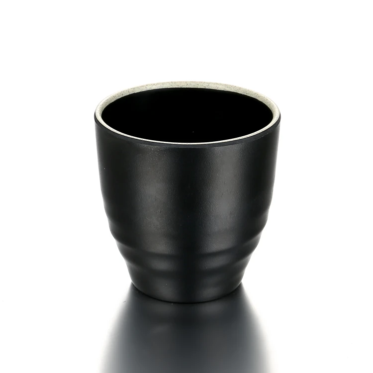 wholesale price new restaurant drinking cup melamine black korean cup
