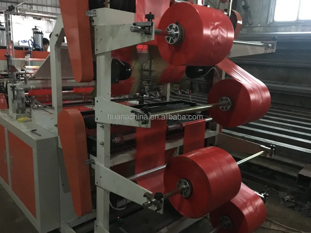 Automatic Plastic Carry Bag Making Machine Shopping Bag Making Machine