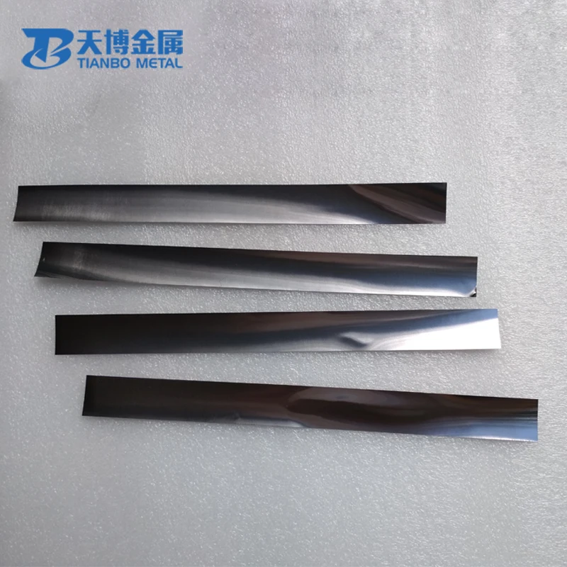 
High precision Low cost high purity Cold Rolled 99.95% Tungsten Foils stocks Manufacturer supplier factory baoji tianbo metal company 