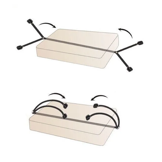 Under Bed Restraint Fetish Bondage Restraints Slave Bed Restraints Products Hand cuffs Toys for Couples