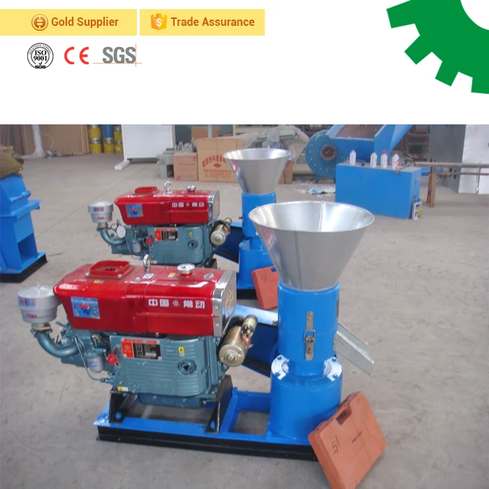  GEMCO home farm use extruder flat die small scale feed processing machines mini pellet wood mill