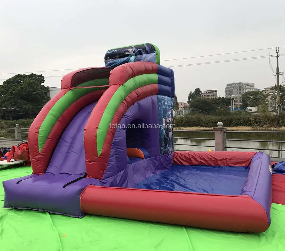 Giant bouncing castle inflatable bouncer air slide for kids