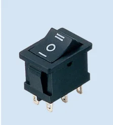 6А. 125 В 4 пальцы Черный KCD1-203 Перекидной Переключатель для электронного/006B