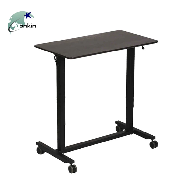 MDF Aluminum Rolling Variable Adjustable Height Desk