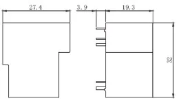 GK-A-1A-12DH SPST 12V 40A/30A NO/NC 32,5*27,5*20,5