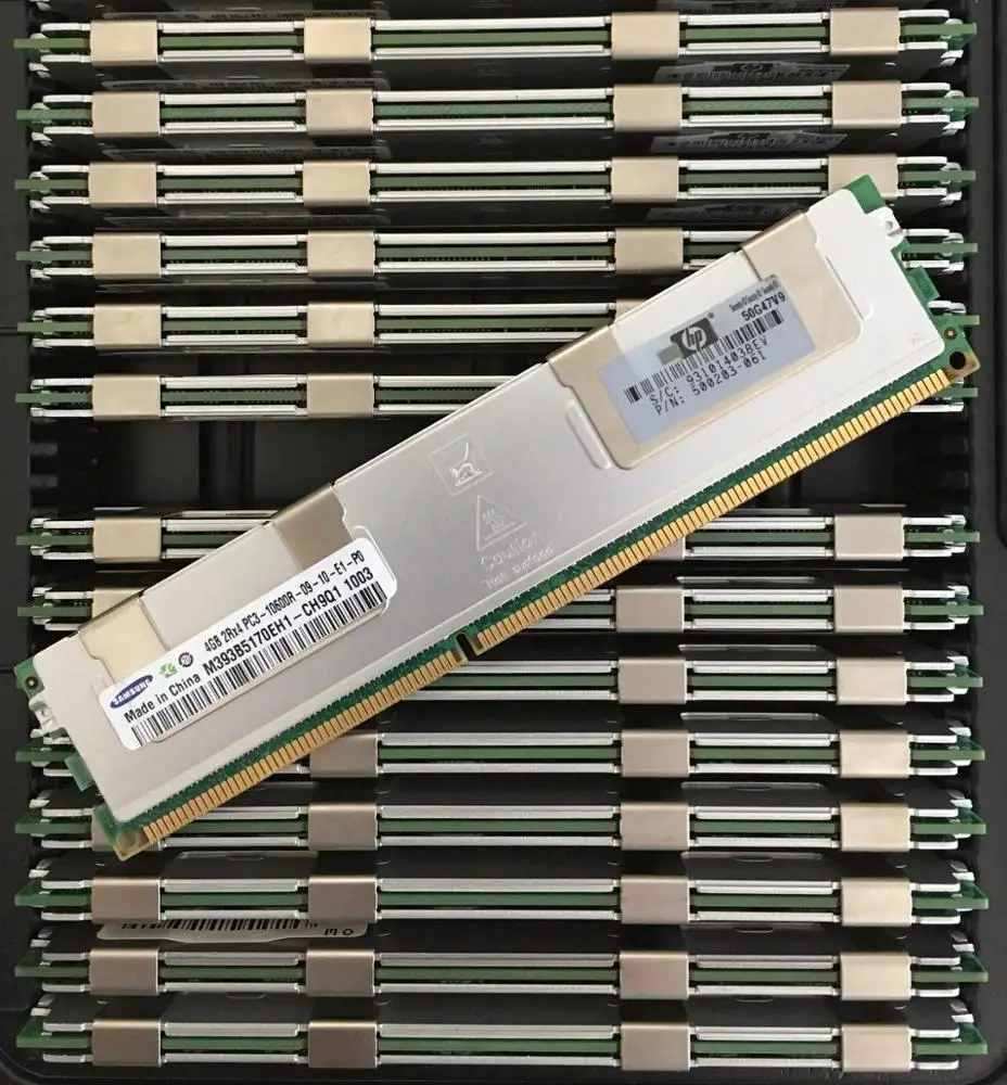 HP-500203-061 4GB PC3-10600R 1333MHZ HP g6g7 Server Registers reg ecc