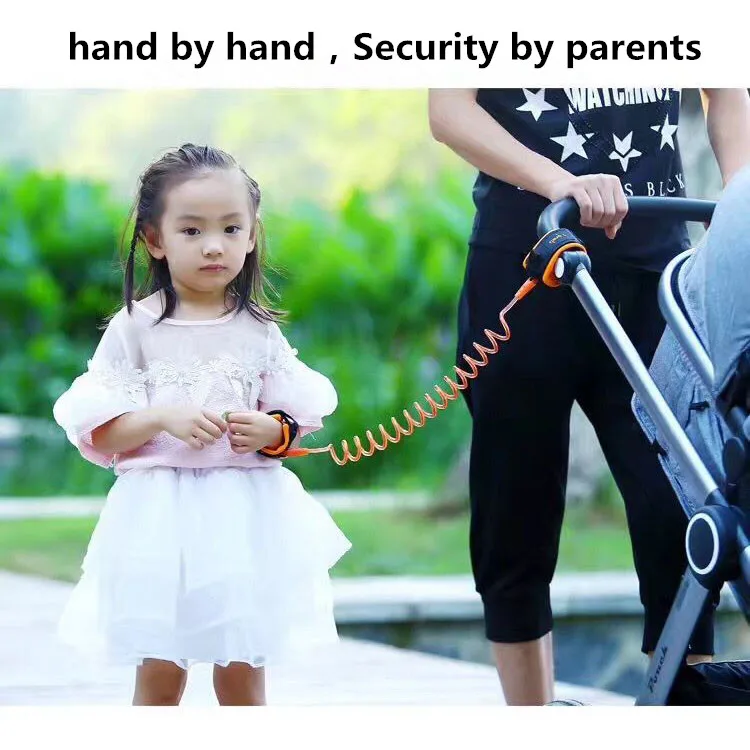 Baby Toddlers Safety Anti lost wrist rope colorful Kids belts Leash Walking Hand Belt