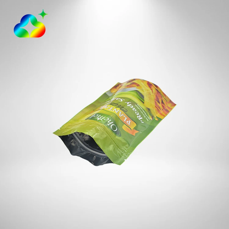 Custom Logo Printed Resealable Ziplock Aluminum Foil Mylar Stand Up Pouch Bags For Food Snack