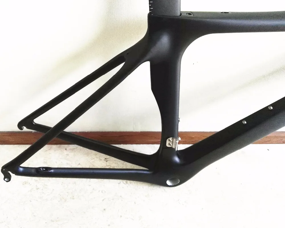 
Chinese factory cheap Carbon Fiber flat mount disc brake/Caliper brake Road racing Bicycle Frame 