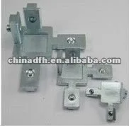 zinc plated surface 3-way connector