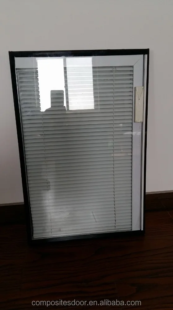 door and aluminum magnetic integrated blinds window
