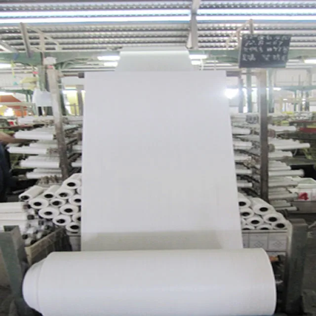 
white pp woven fabric roll 