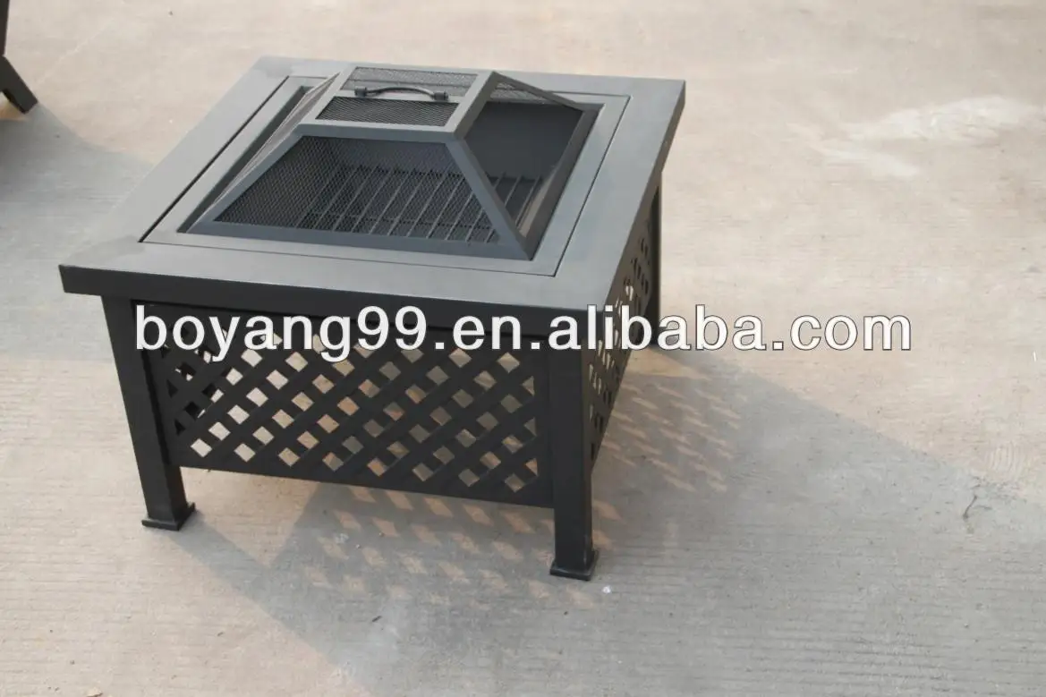 Открытый камин, деревянная горелка