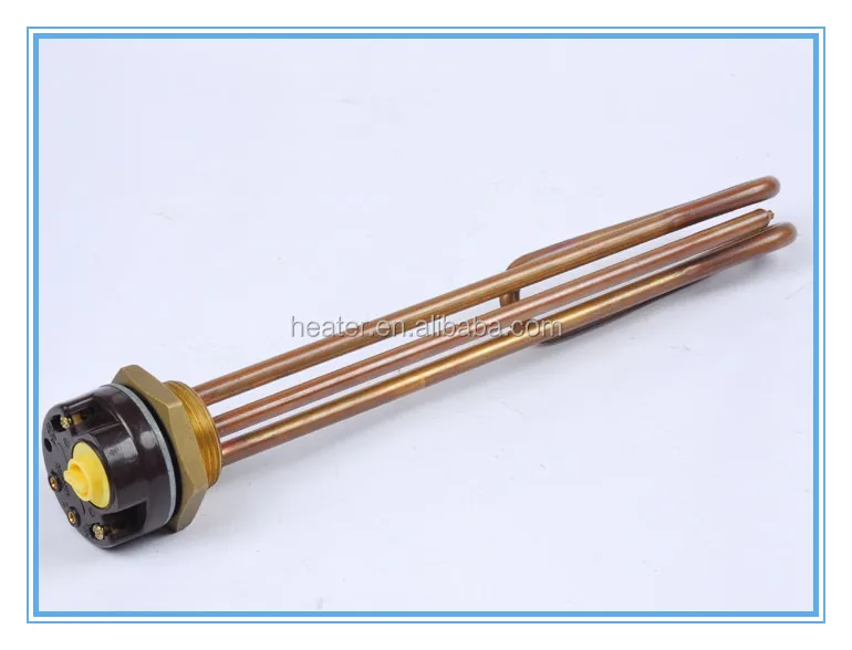 electric heating element with thermostat