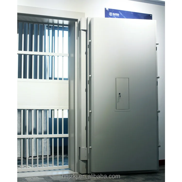 Factory price customized high quality solid steel plate bank vault security door