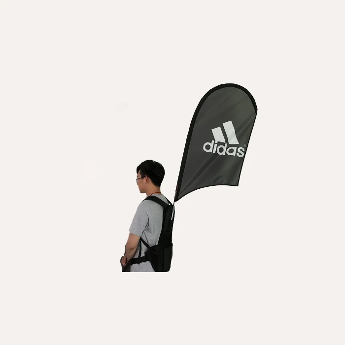 
Weihai WZRODS Mobile Digital Billboard Outdoor Street Customized Printed Logo Banner Backpack For Promotion 