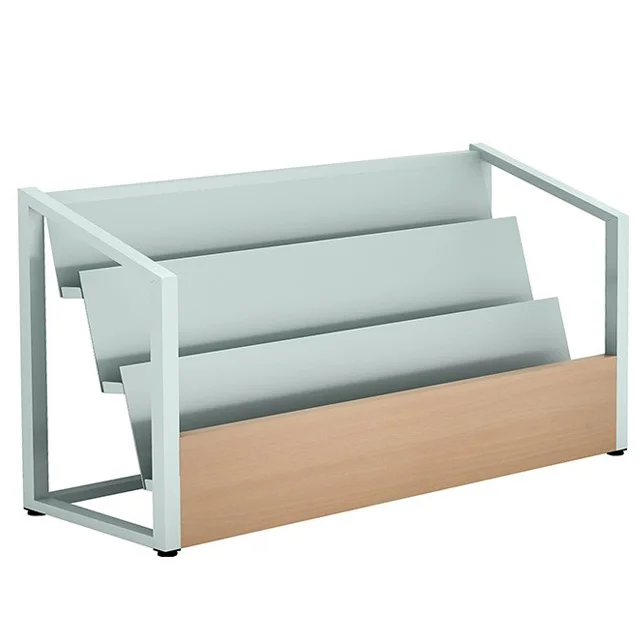 Wall mount metal magazine rack steel journal holder stand rack