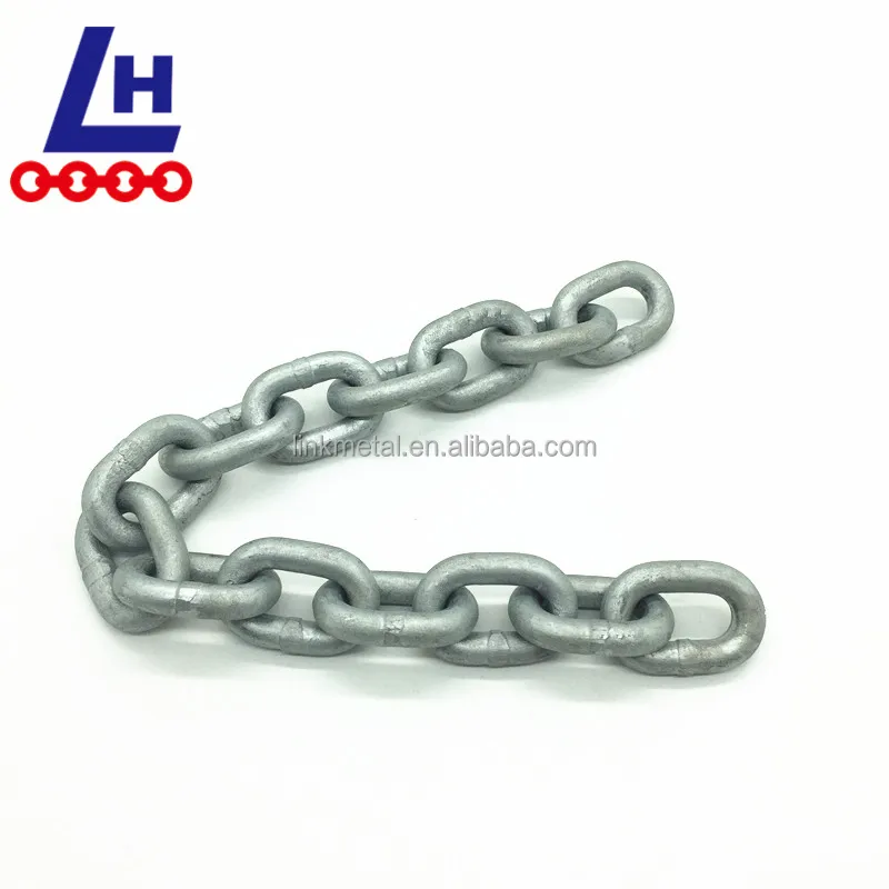 G80 12mm Hot Dip Galvanized Alloy Steel 2-1/8 CM490 CM690 Marine Mooring Stud Link Anchor Chain