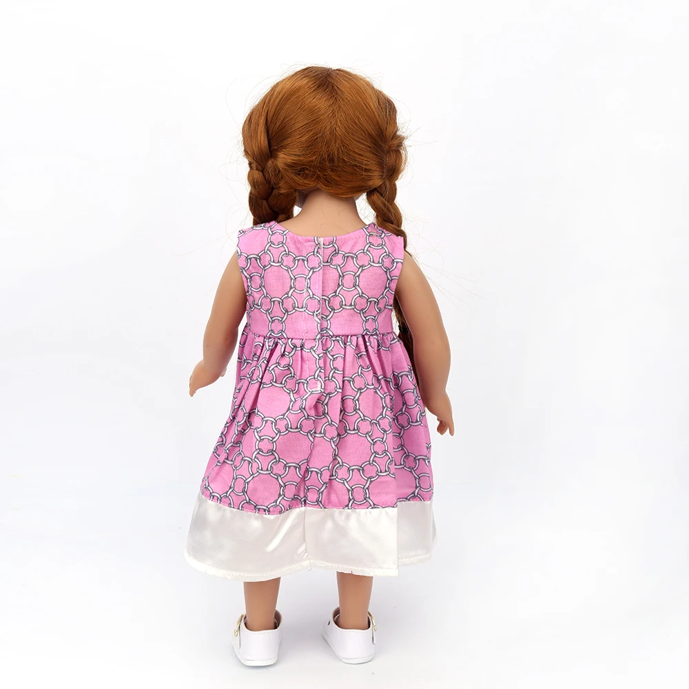 newest doll accessories doll princess dress for 18 inch girl doll