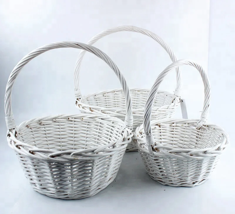 
Cheap wicker willow basket flower 