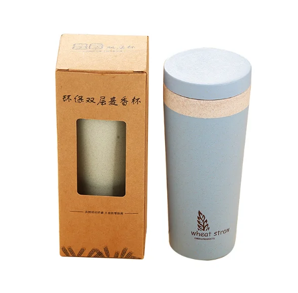 Wholesales Eco friendly Wheat Straw Water Bottles Biodegradable water bottle