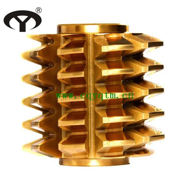 HSS M2 module pre-shaving gear hobbing cutter with TIN coating