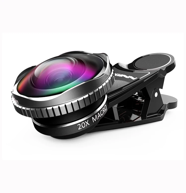 LIGINN Wholesale Mobile Phone Camera Lenses Wide angle Macro 2 in 1 lens