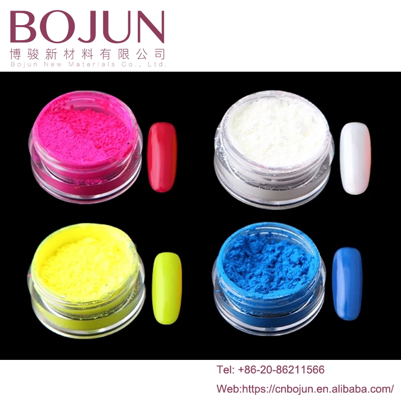 Best price Neon Color Fluorescent Phosphor Pigment Powder For Nail Polish acrylic powder