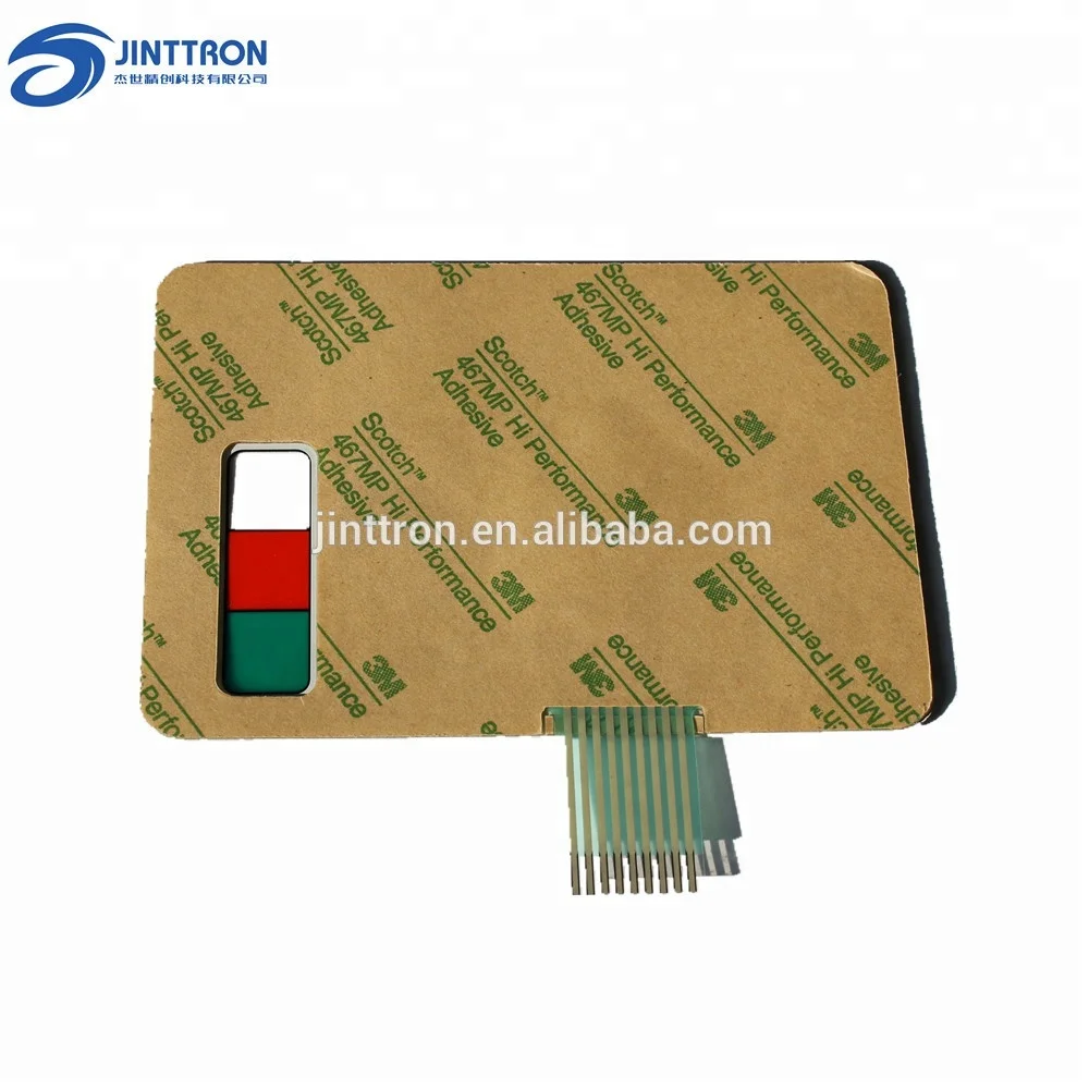 Стандартная прочная мембранная клавиатура с металлическим куполом, тиснеными кнопками, разъемом, светодиодной встроенной подсветкой и окошком и т. д.