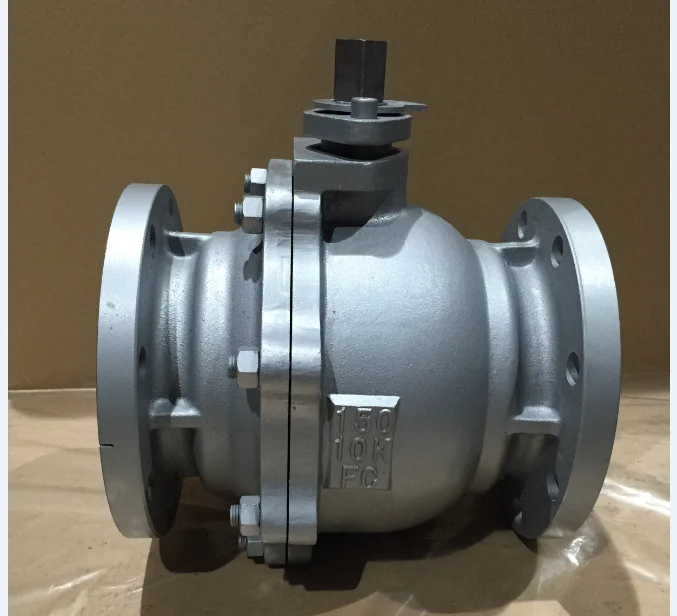 
JIS 10K cast iron full bore ball valve Q41F-10K 