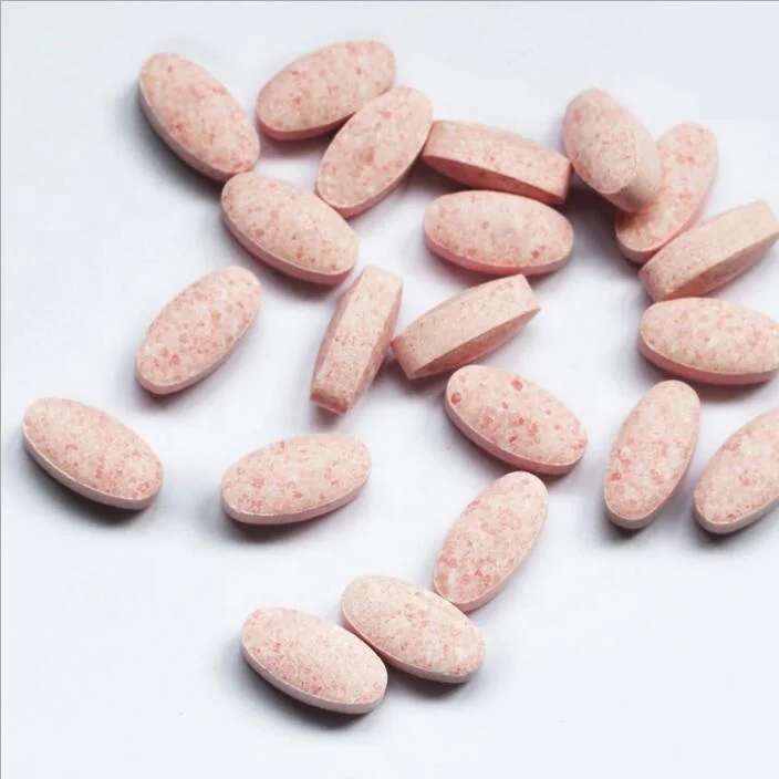 
Factory offer OEM health Calcium iron and zinc chewable tablets 