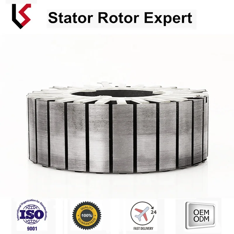 
OD75 interlock/riveting/welding technology stator rotor for scooter bldc motor lamination steel core 