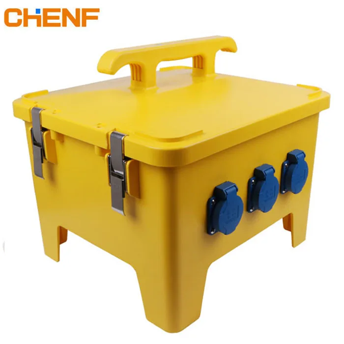 Портативная Временная Водонепроницаемая наружная электрическая распределительная пустая коробка