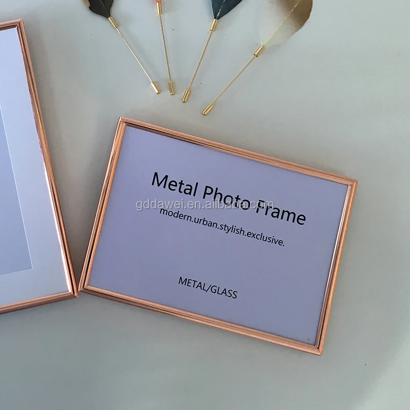 
8x10 photo frame silver plated display stand 