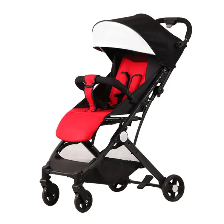 Shock absorb aluminum alloy frame flax double seats baby lightweight double strollers