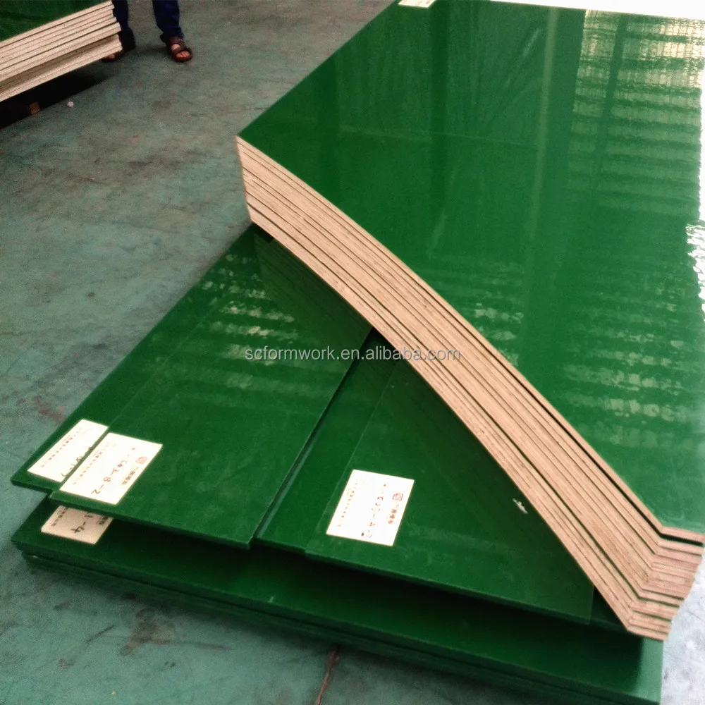Pvc HDO plywood for formwork concrete