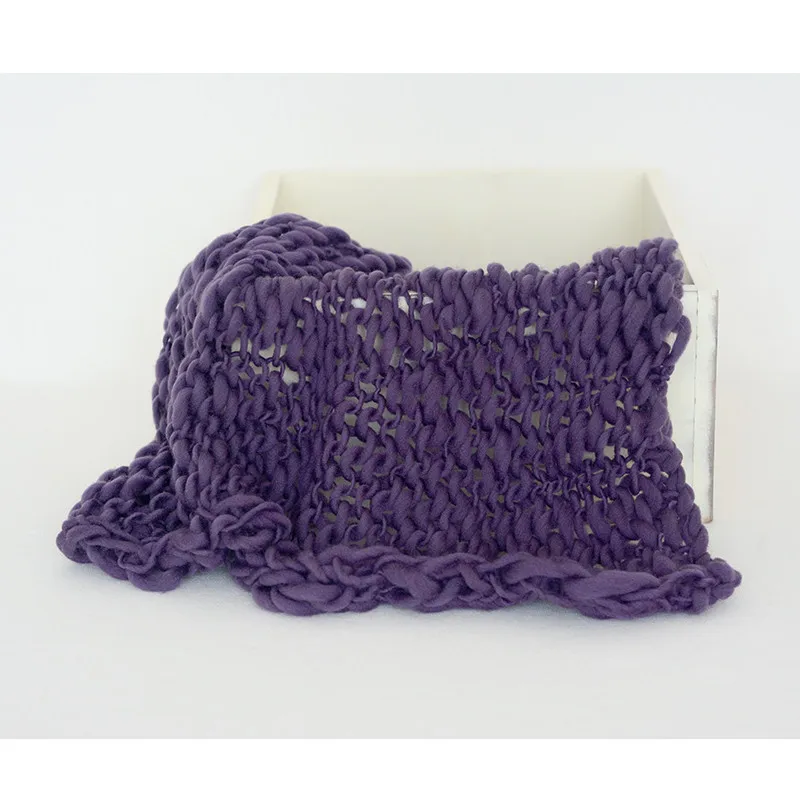 Newborn Photography props Baby wool merino knit blanket Baby basket stuffer filler Newborn wool blanket layer backdrop