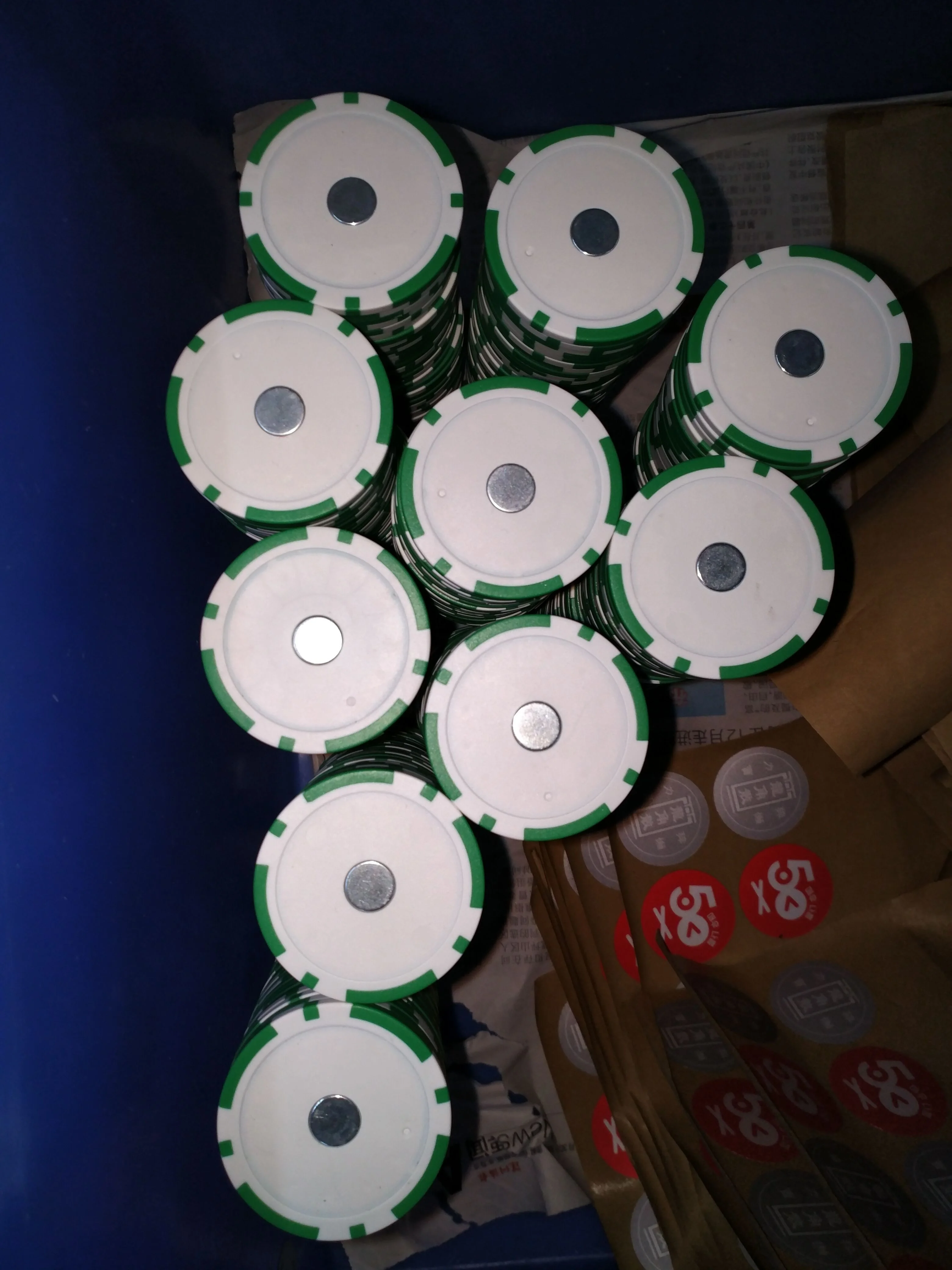 magnetic poker chips  FOR KOREA market